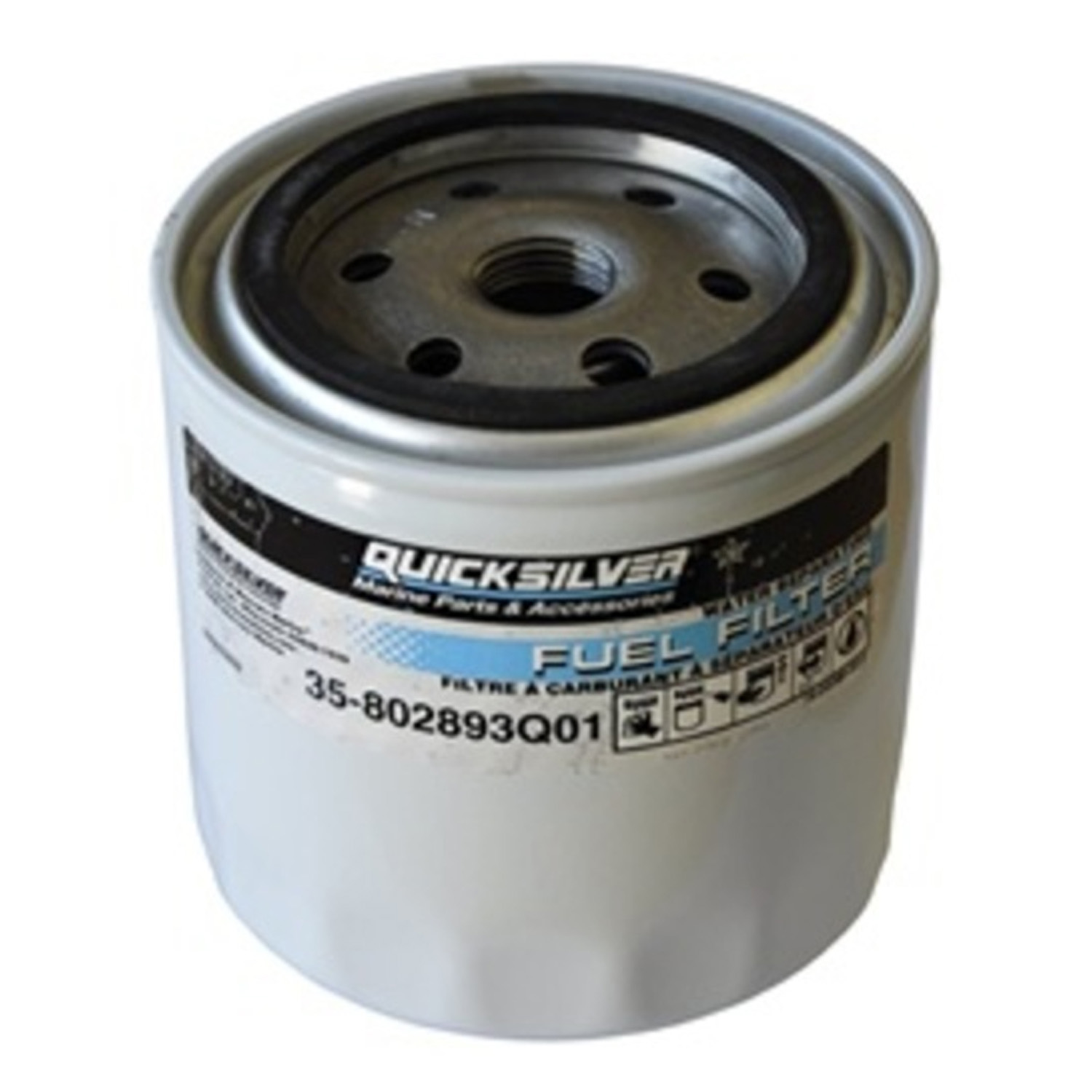 Image is loading Quicksilver-Mercruiser-New-OEM-Water-Separating-Spin-On-