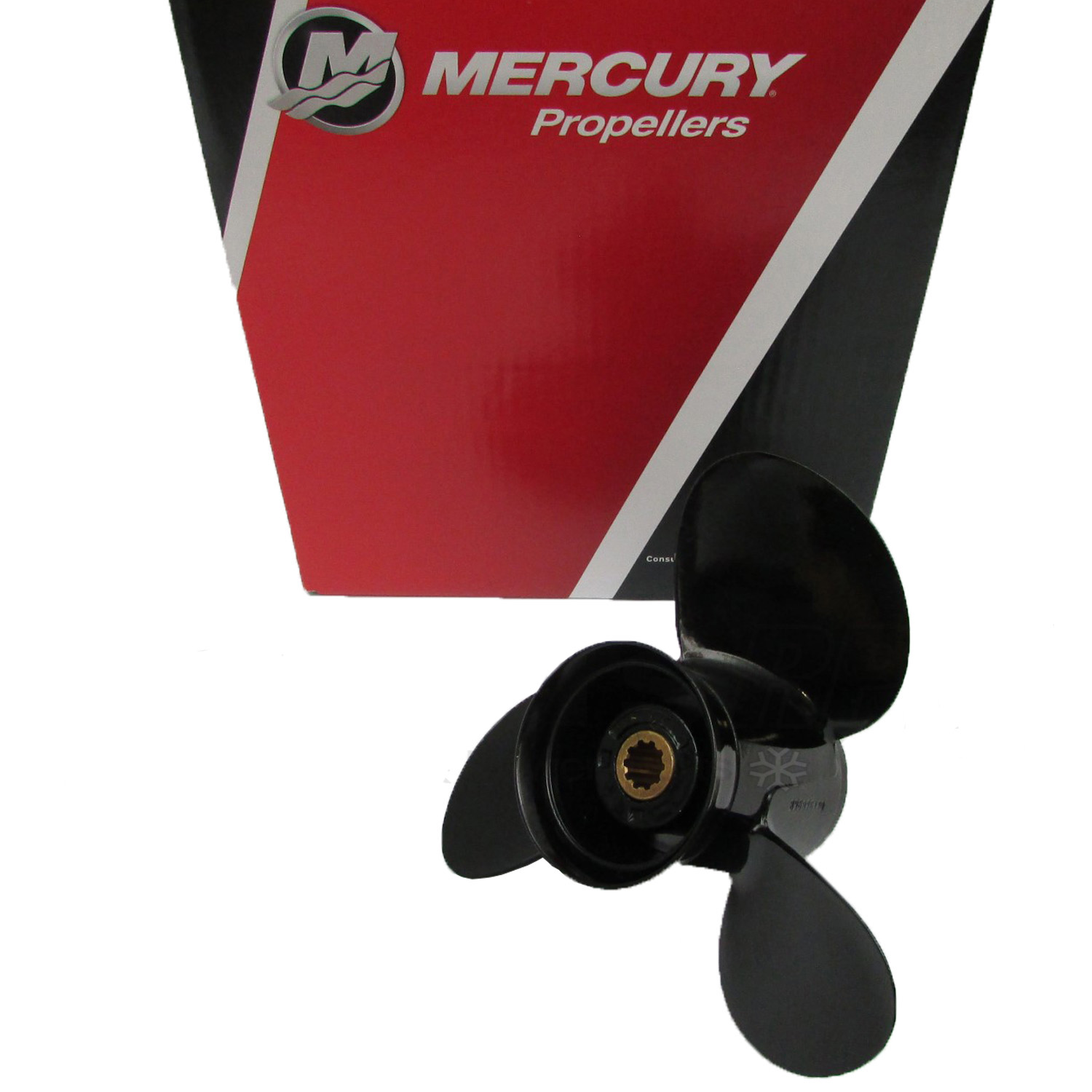 Mercury Marine New OEM Black Max Aluminum Propeller, 9.5x11P, 48-896896A40 - Picture 1 of 12