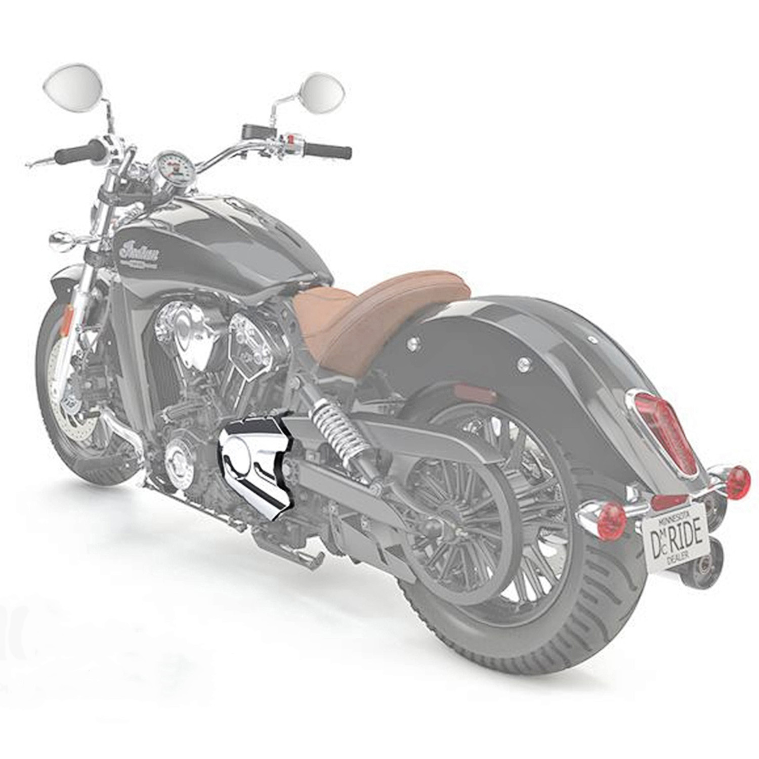 indian scout pulley cover