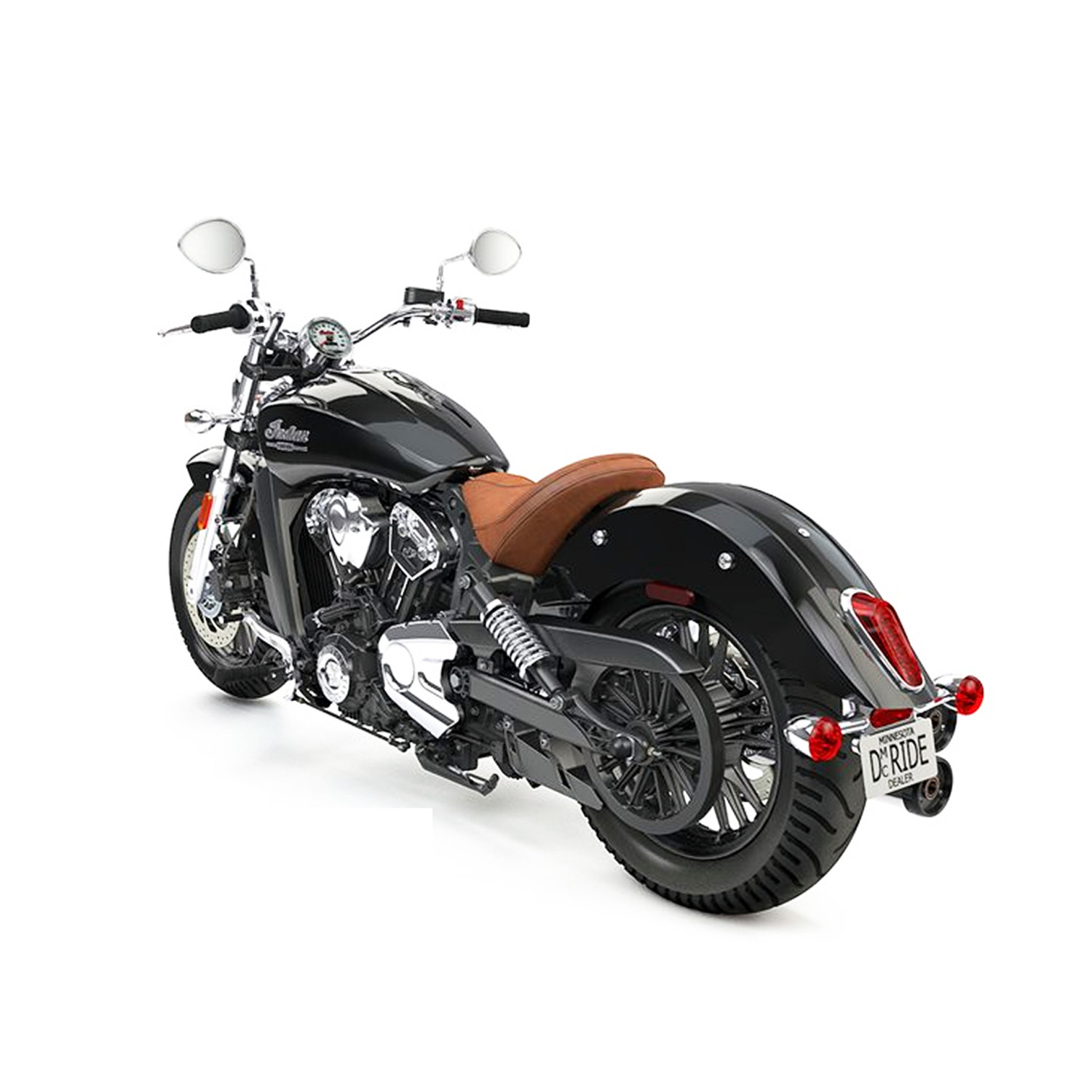 Indian Motorcycle New OEM Scout Belt Pulley Cover, Chrome, 2881326156