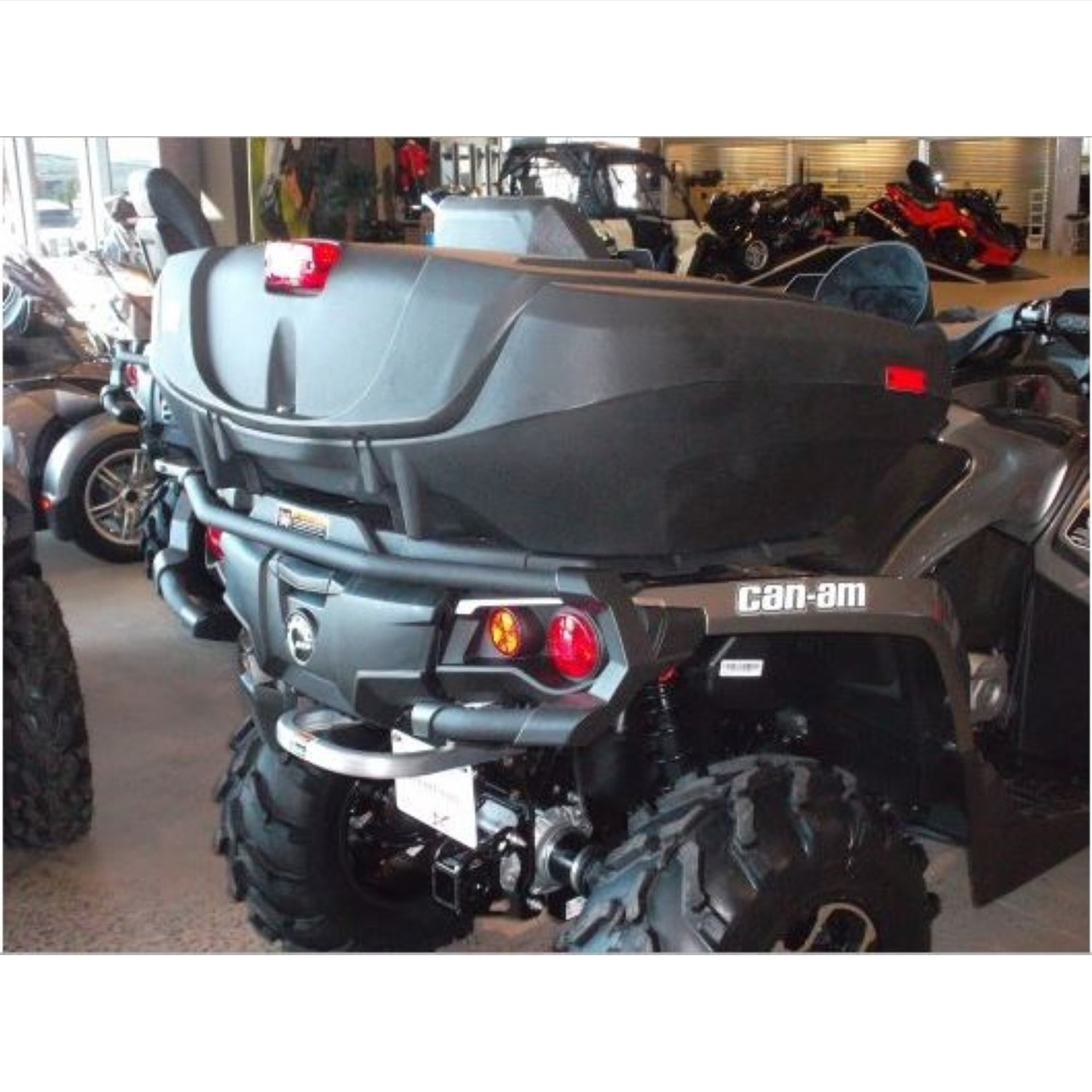 Wes Industries New Rear Cargo Storage Box Seat Can-Am ATV Outlander Max ...